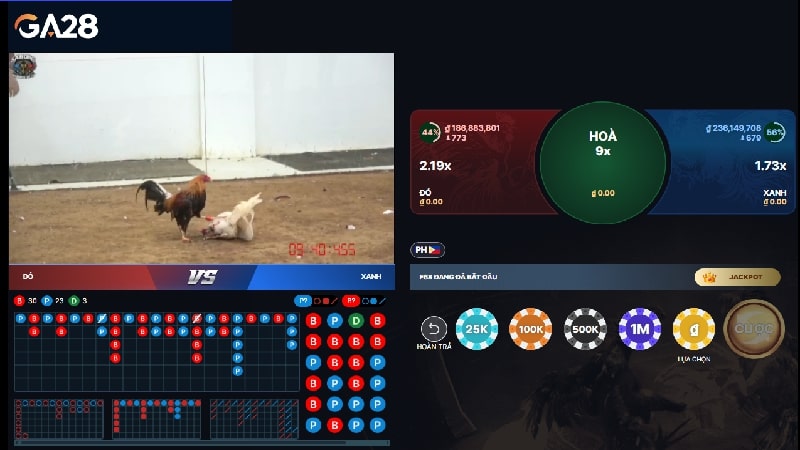 Các loại hình Đá gà Ga28 Qibet