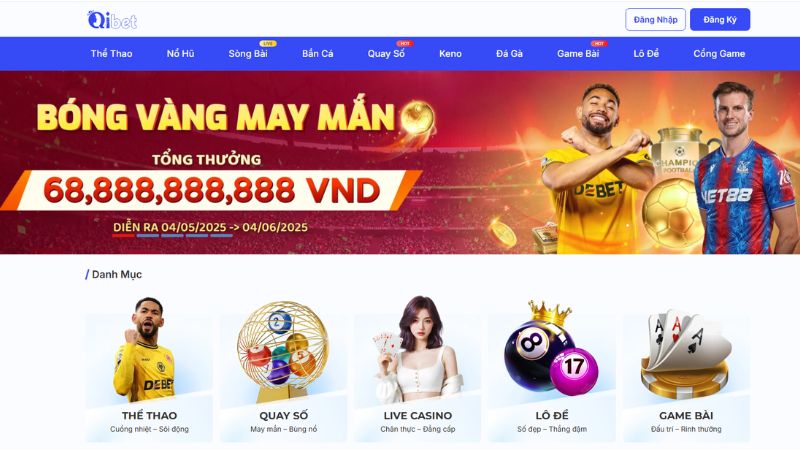Truy cập trang chủ để đăng nhập Qibet
