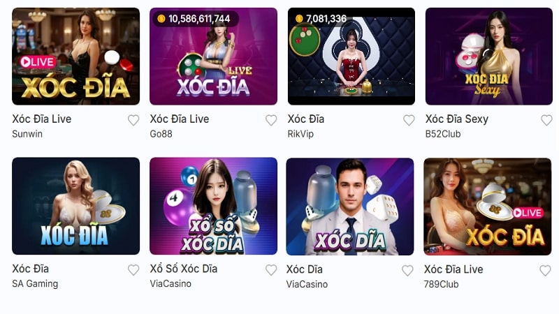 Xóc đĩa tại nhà cái Qibet hấp dẫn
