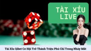 Tài xỉu Qibet cơ hội trở thành triệu phú chỉ trong nháy mắt